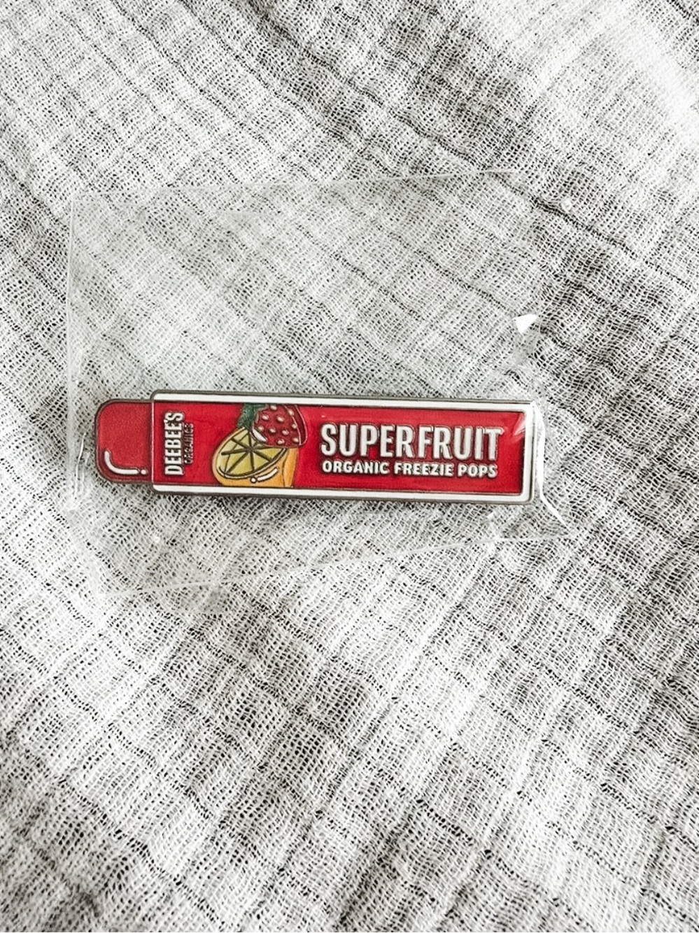 3/$20 DeeBee's Organics Superfruit Organic Freeze Pops Pin, Strawberry Lemon
